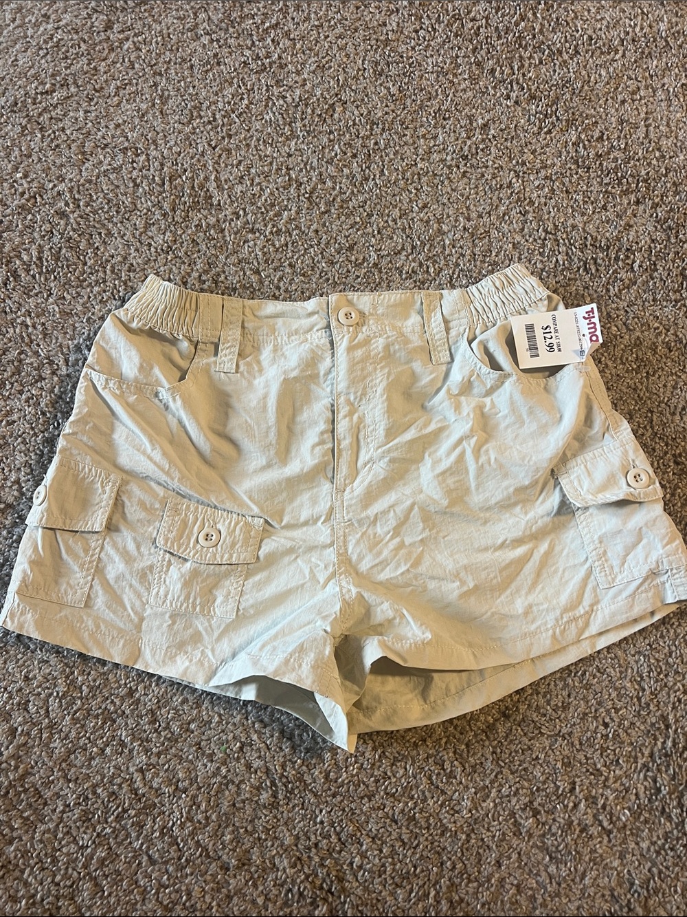 Love tree tj max Classic Cargo Cotton Blend Women's Shorts in Light Beige